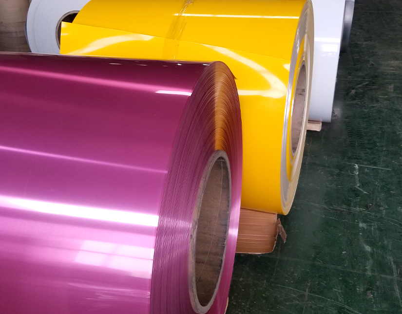 PVDF color coated aluminum coil