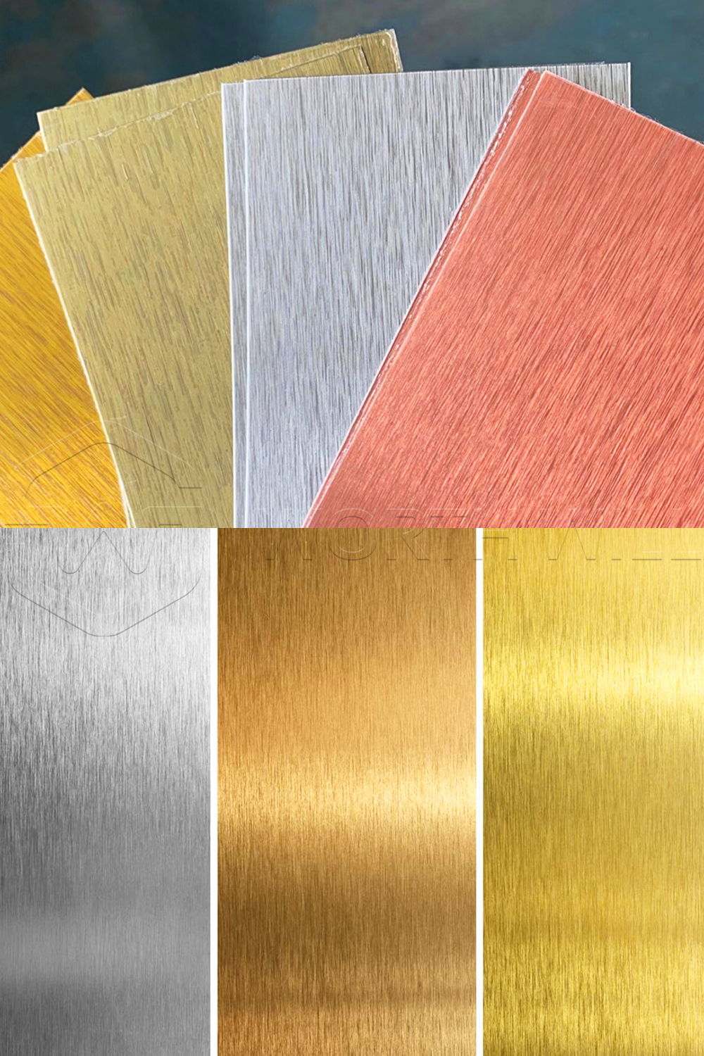 brushed aluminum