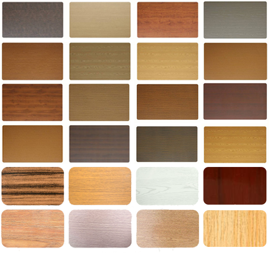 colors of wood grain aluminum sheet/coil